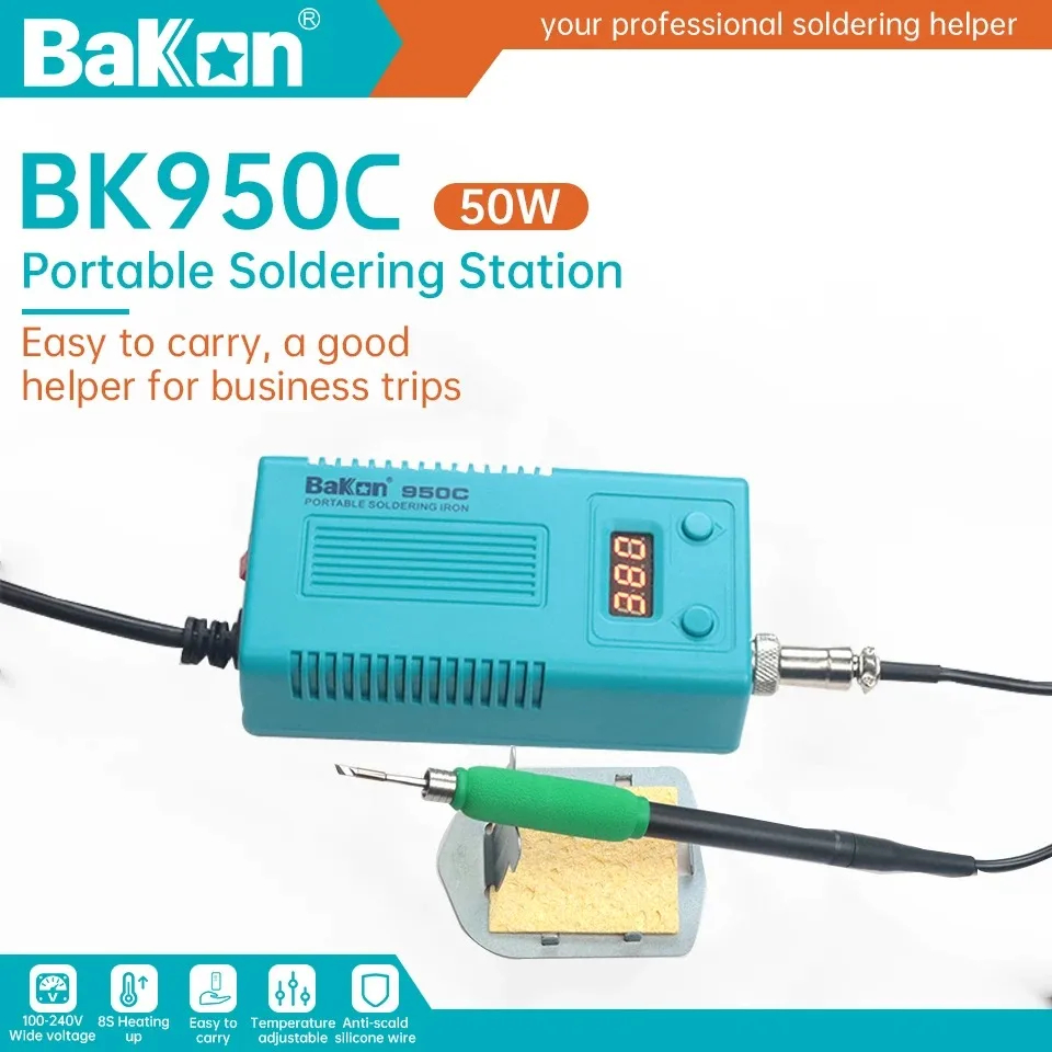 Soldering Iron Temperature Probe - Estação de Solda Digital Portátil Bakon