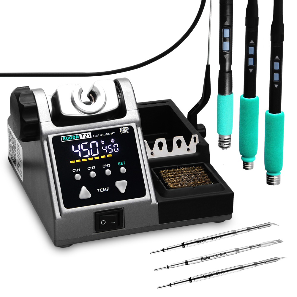 Soldering Iron Temperature Probe - SUGON T21 Estação De Solda Compatível