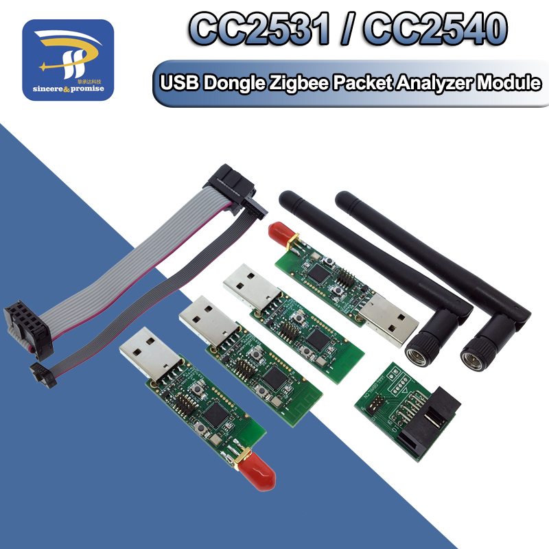 Zigbee Cc2531 - Sniffer placa nua módulo analisador de