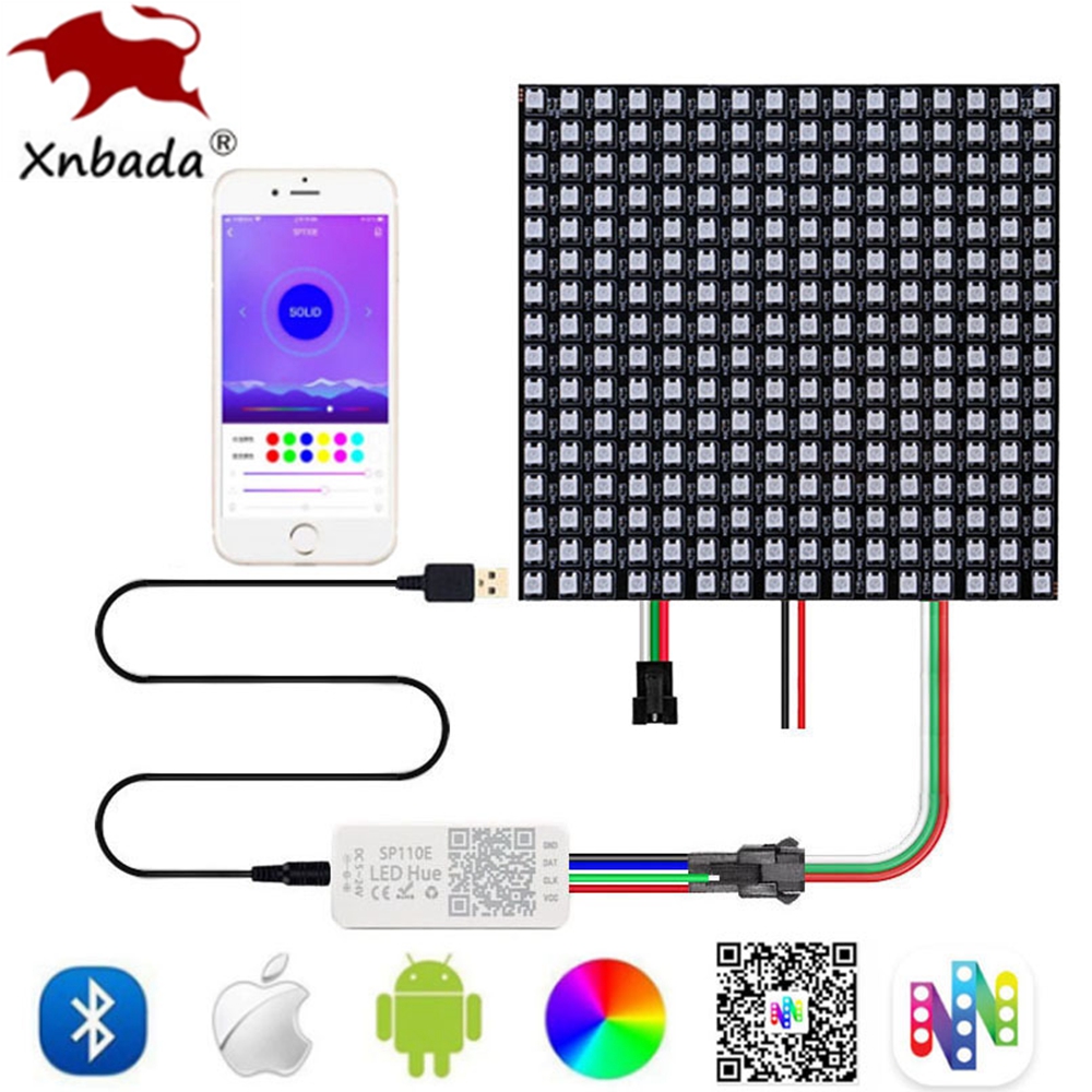 Neopixel - Dc5v ws2812b tira conduzida painel digital