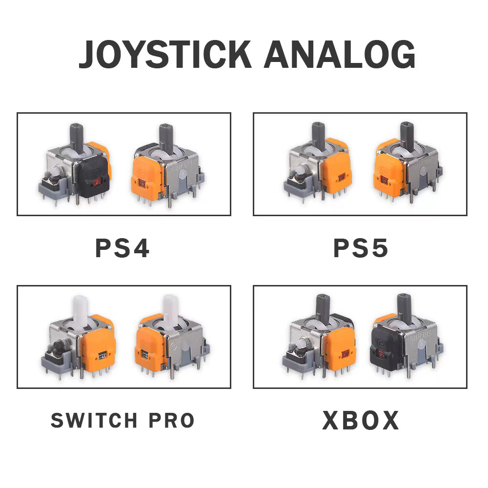 Joystick Module - 2/10 pçs hall joystick eletromagnético alça