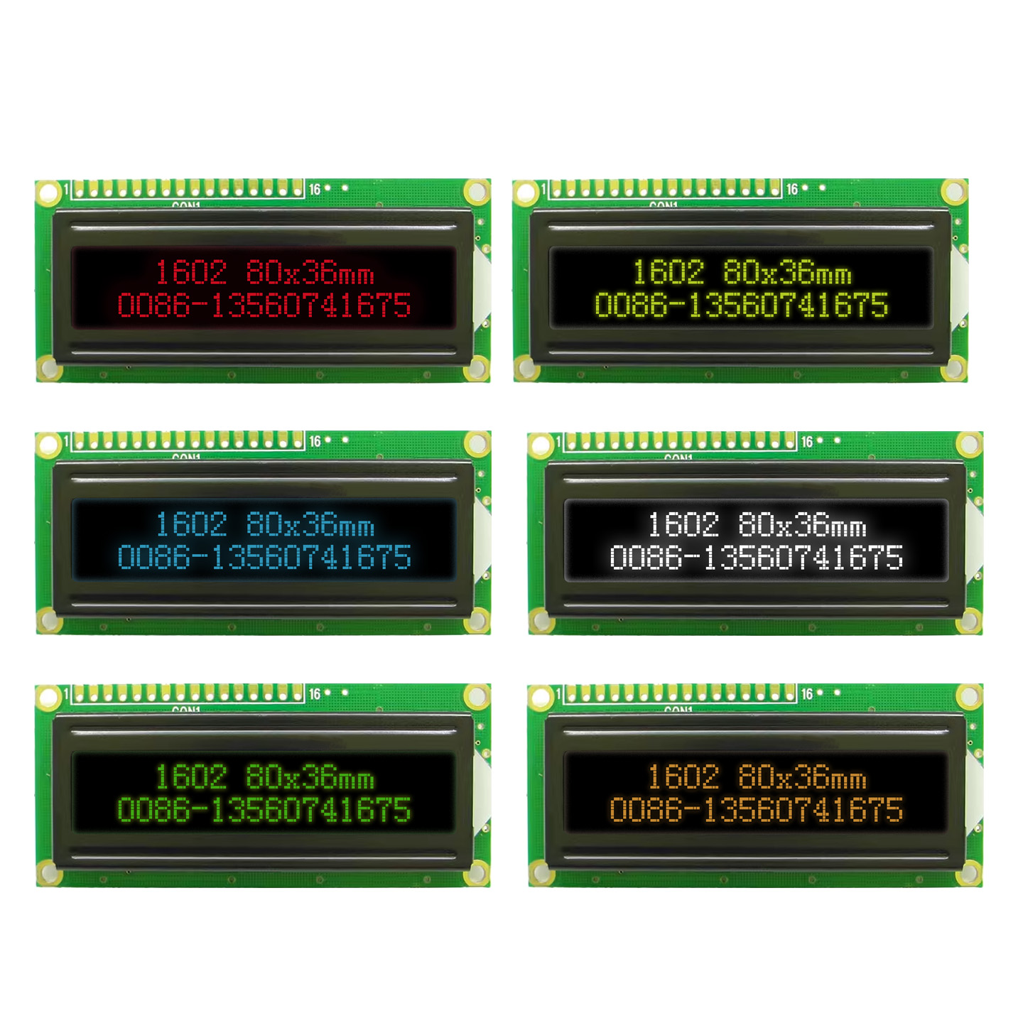 Lcd 1602 - 1602 16x2 1602A Módulo de exibição