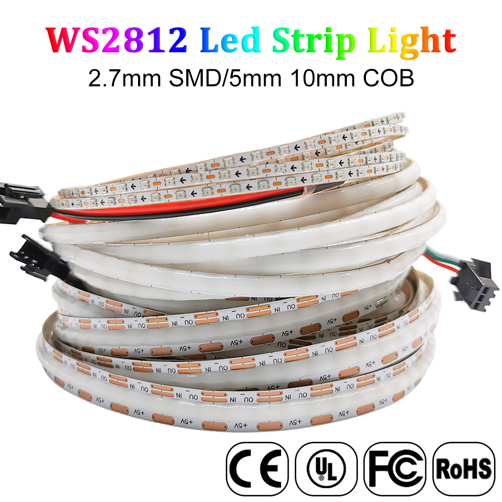 Neopixel - Fita LED COB endereçável individualmente, DC5V,