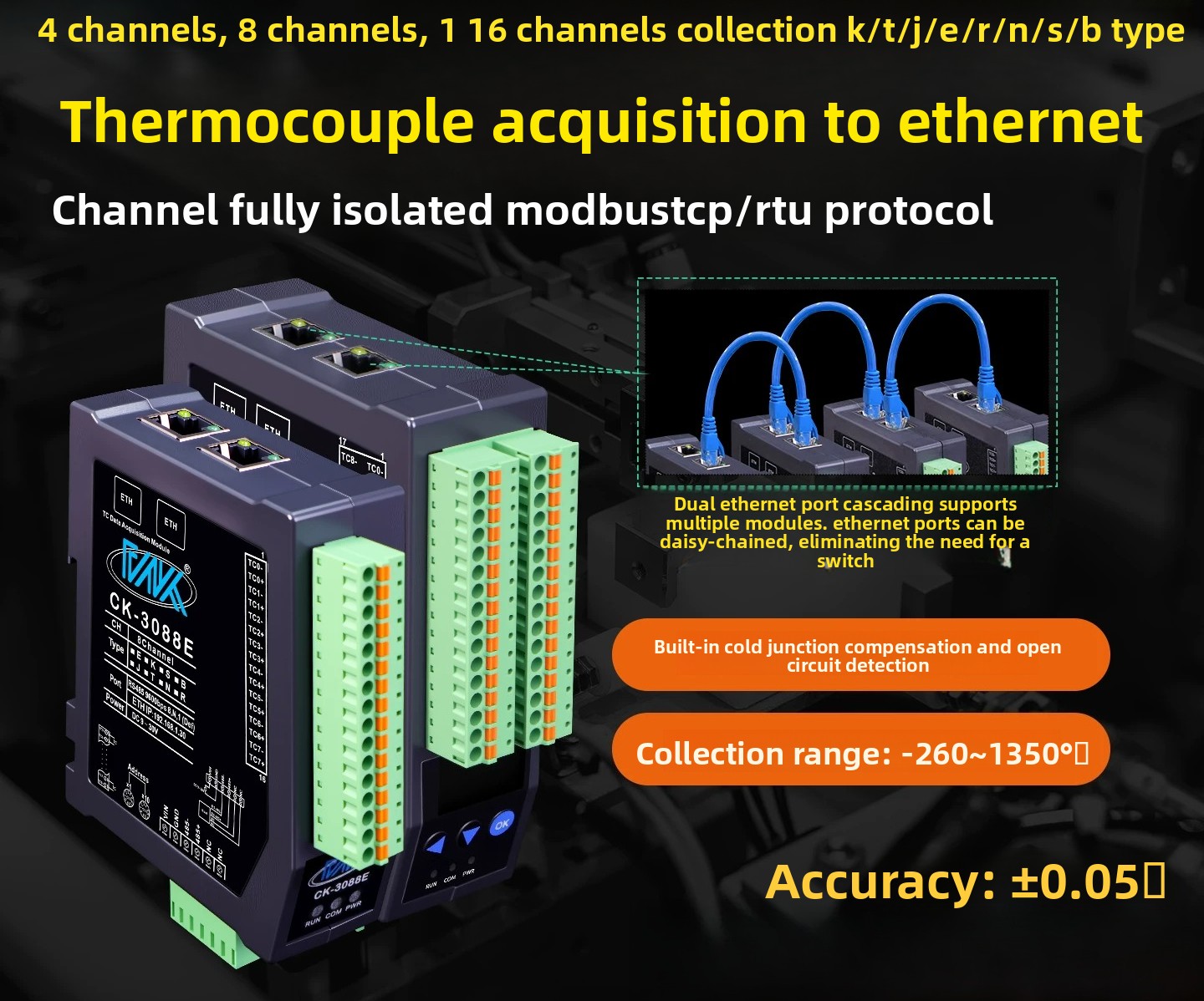 Thermocouple Module K Type - Módulo de Temperatura Termorresistente Tipo K