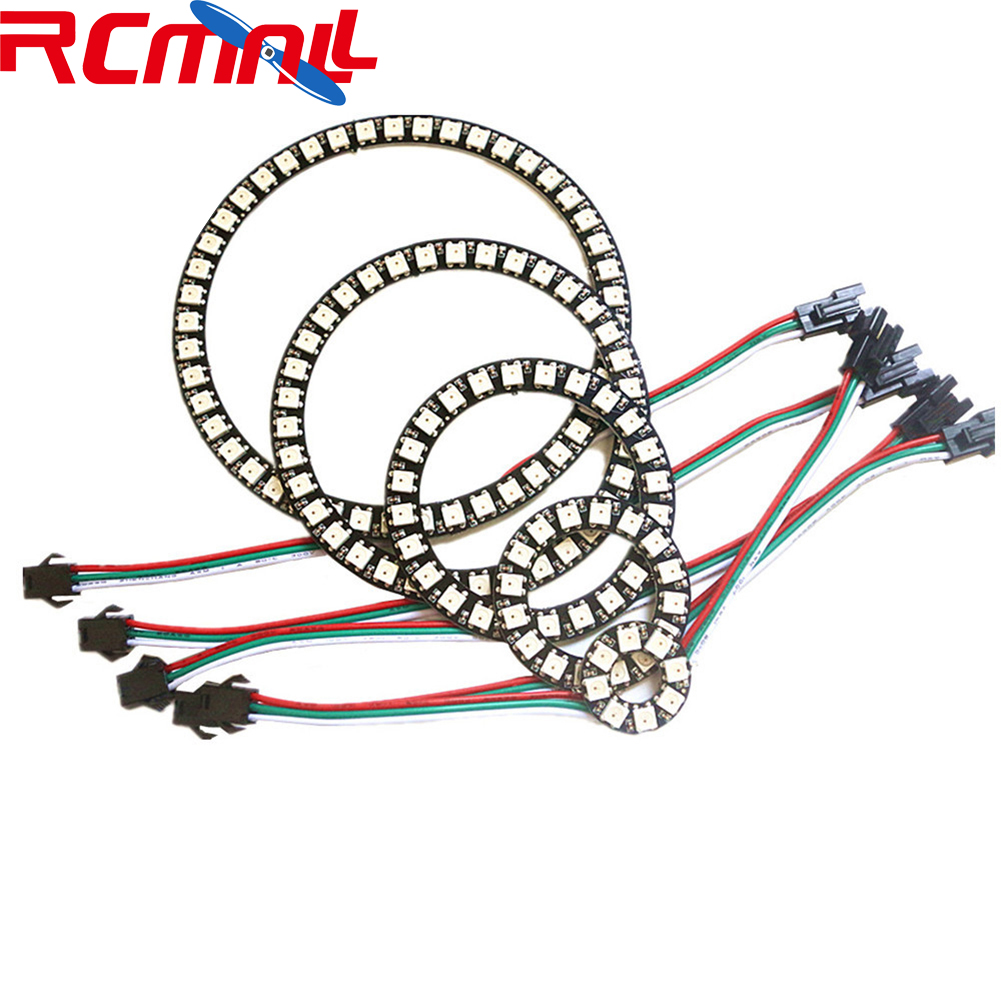 Ws2812B - Rcsmall-rgb conduziu o anel do círculo,