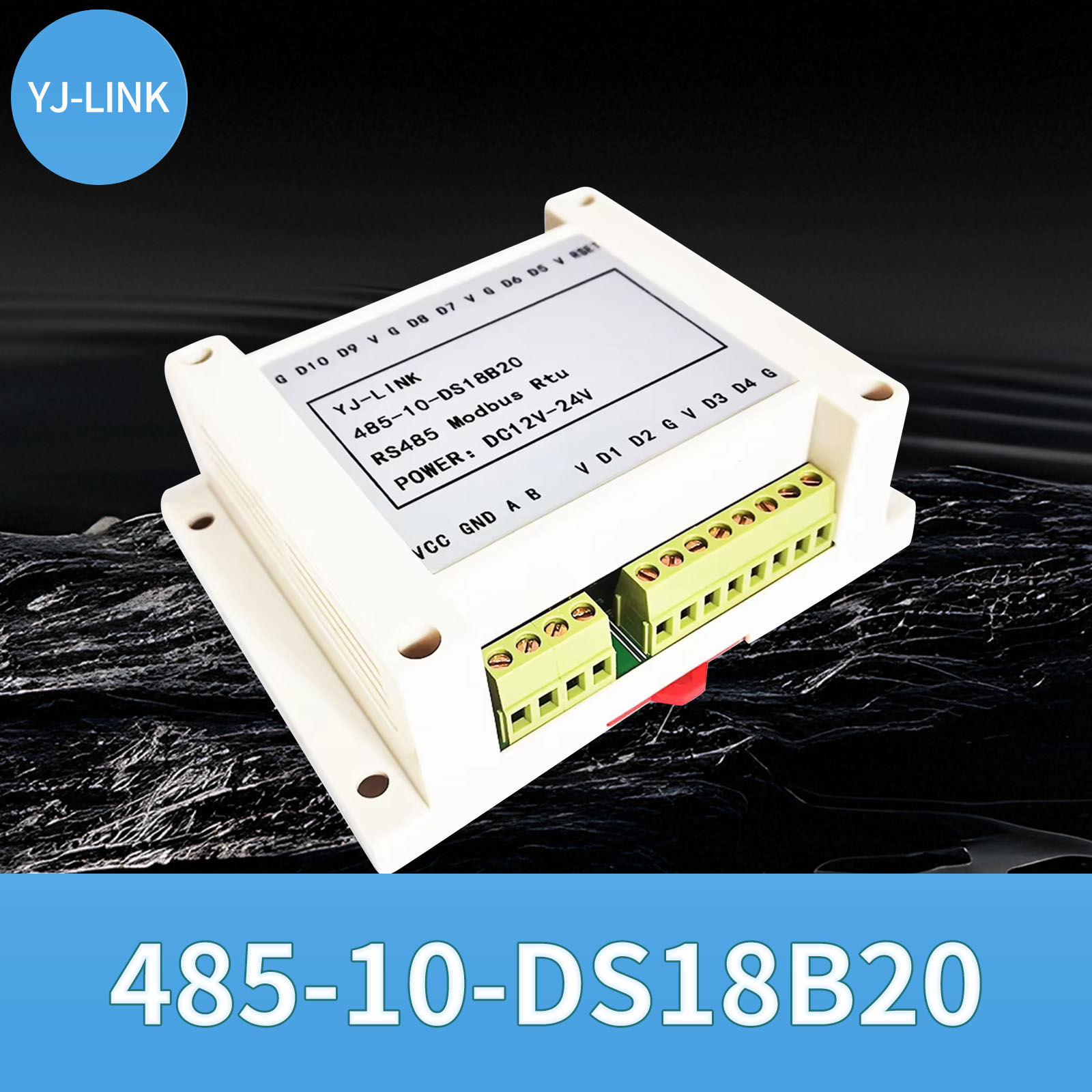 Ds18B20 - DS18B20 temperatura aquisição módulo, RS485, Modbus,
