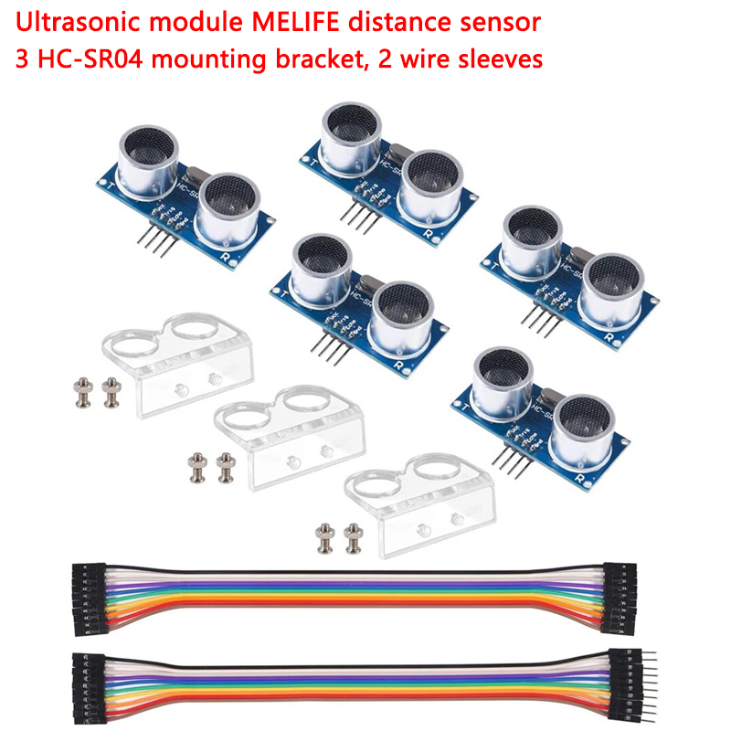 Ultrasonic Sensor Hc-Sr04 - 5 módulos ultrassônicos, sensor de distância