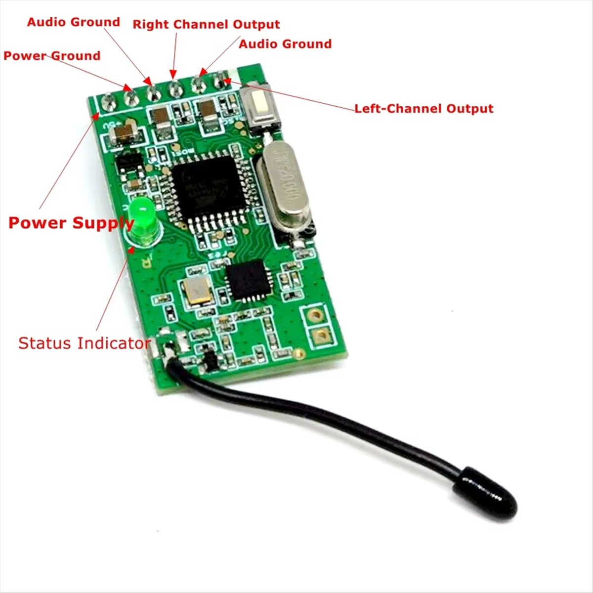 Nrf24L01 - Módulo Transceptor de Áudio Digital Sem