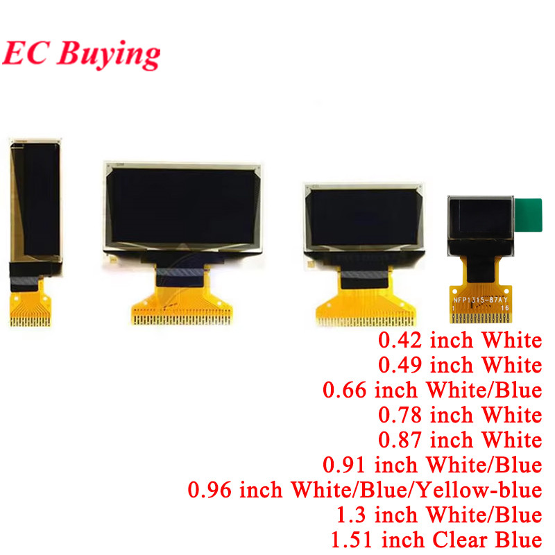 Ssd1306 - Display OLED LCD 0,42 0,49 0,66
