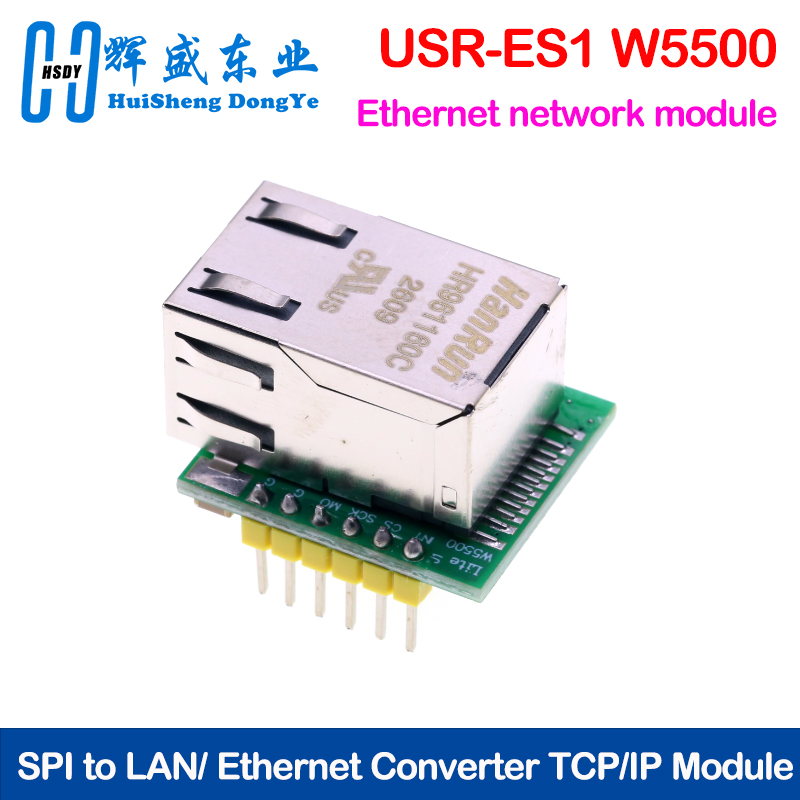Ethernet W5500 - Módulo de Rede Ethernet USR-ES1 W5500,