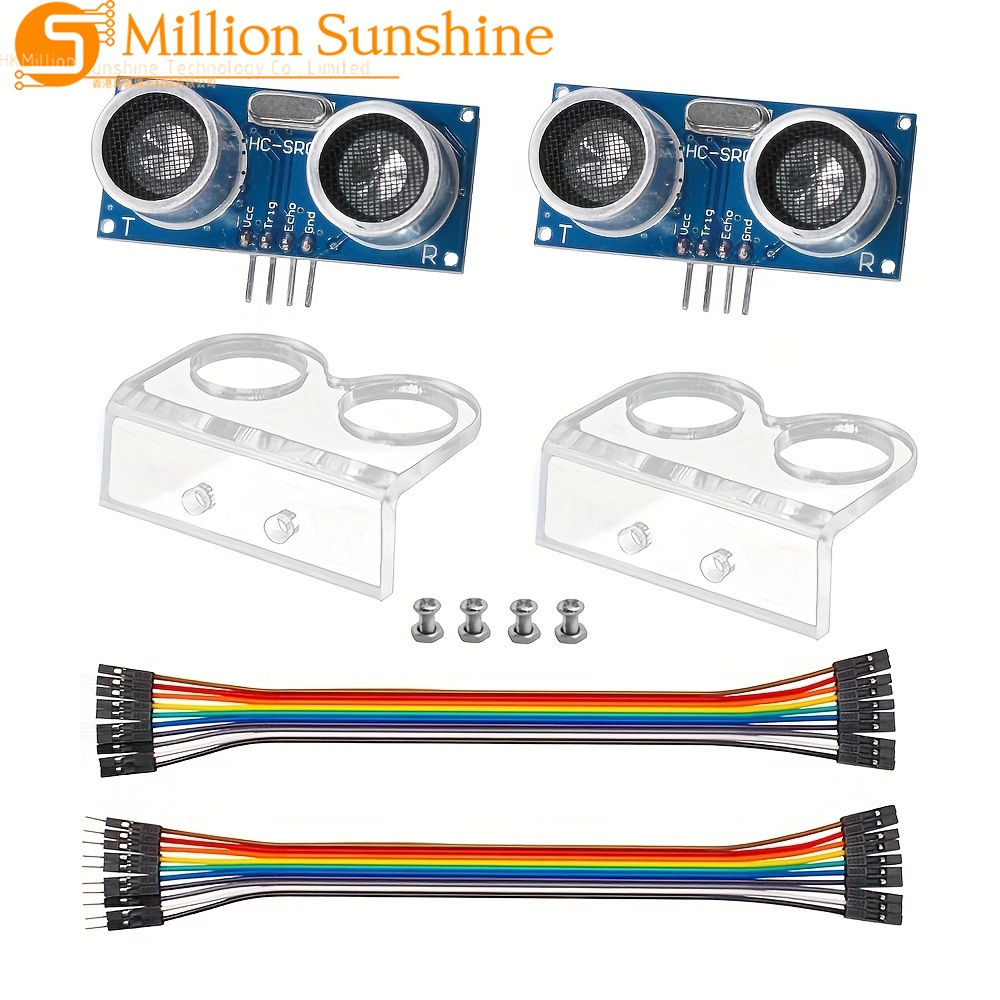 Ultrasonic Sensor Hc-Sr04 - 2 Peças Módulo Sensor Ultrassônico HC-SR04
