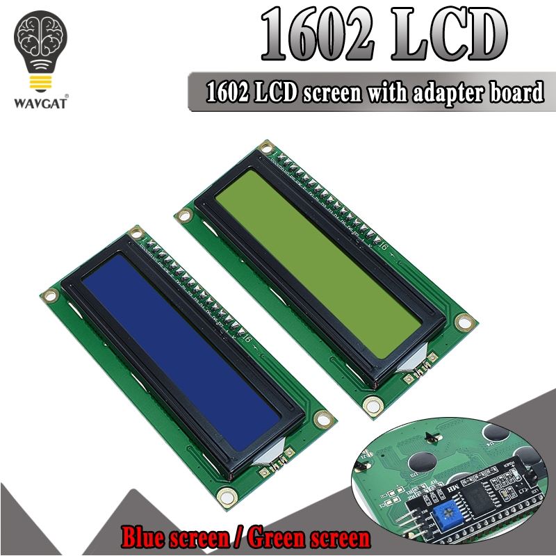 Lcd 1602 - Módulo LCD1602 Tela Azul IIC/I2C 1602