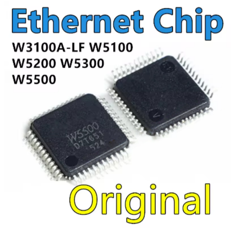Ethernet W5500 - Chip IC W3100A-LF W5100 W5200 W5300