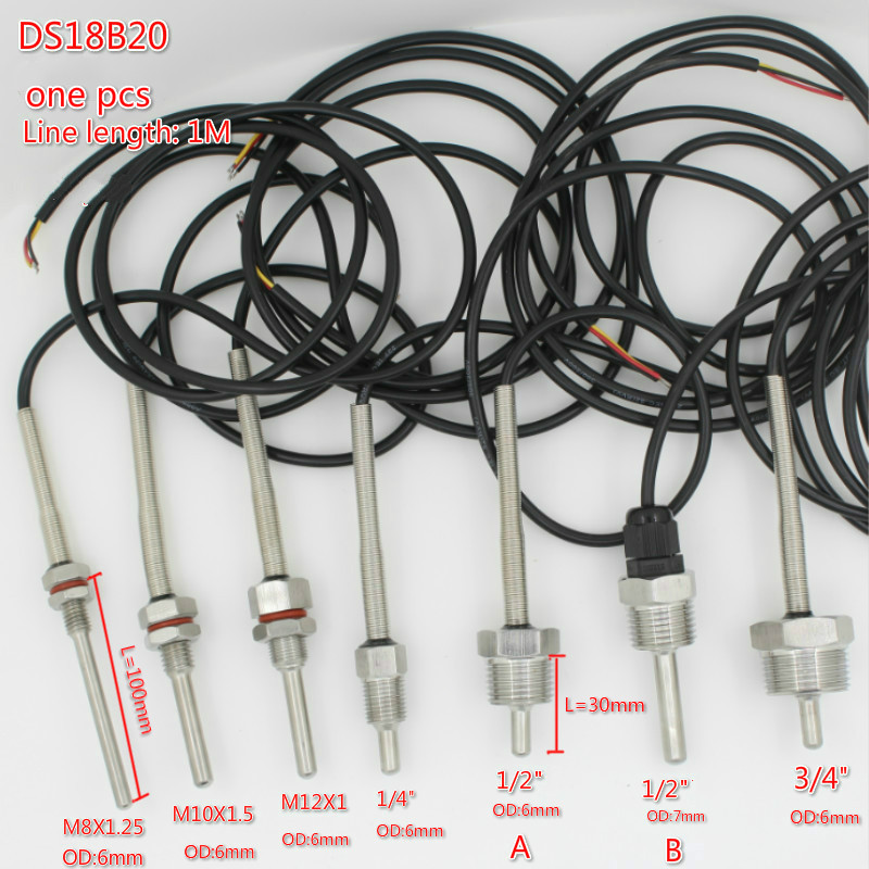 Ds18B20 - Ds18b20 sensor de temperatura digital g1/2