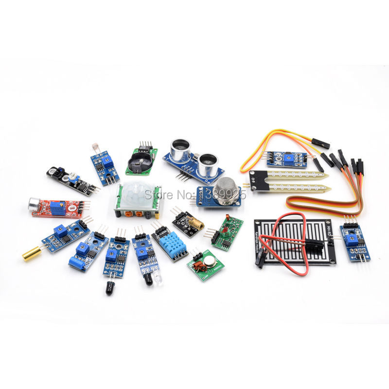 Ultrasonic Sensor Hc-Sr04 - Kit de 16 tipos de módulo