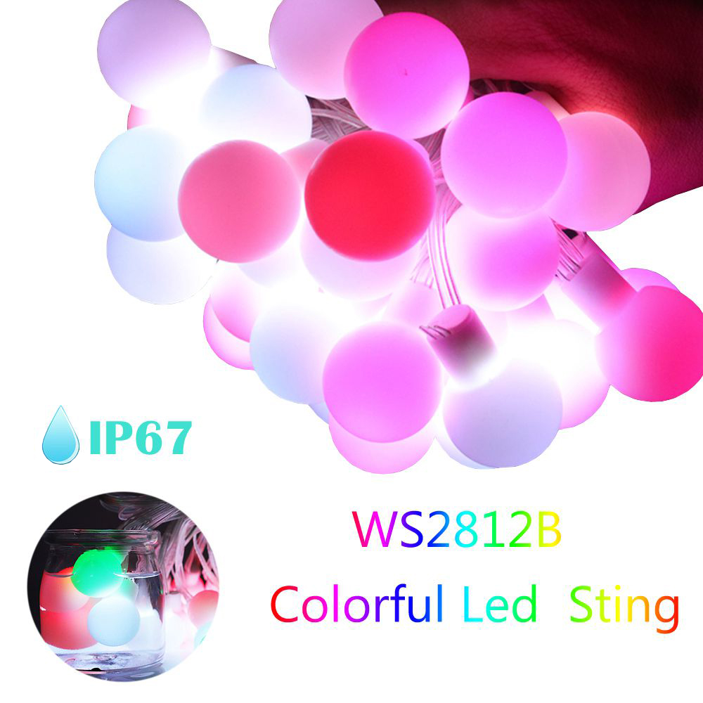 Ws2812b led bola redonda luzes - Ws2812B Strip 5V avaliação e preço