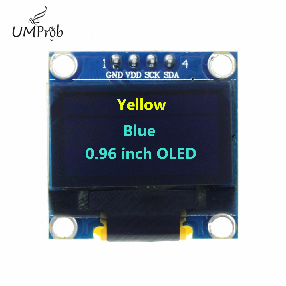 Display OLED LCD Branco/Azul d - Ssd1306 avaliação e preço