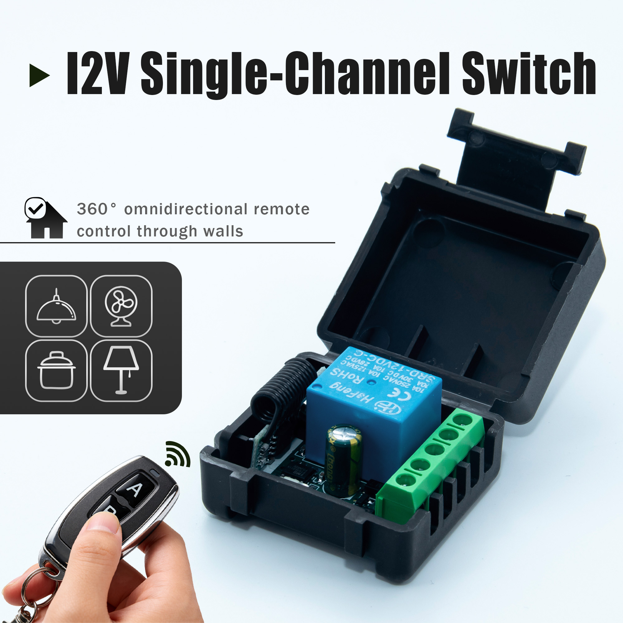 Módulo de Relé RF 1 Canal com  - Ir Remote Module avaliação e preço