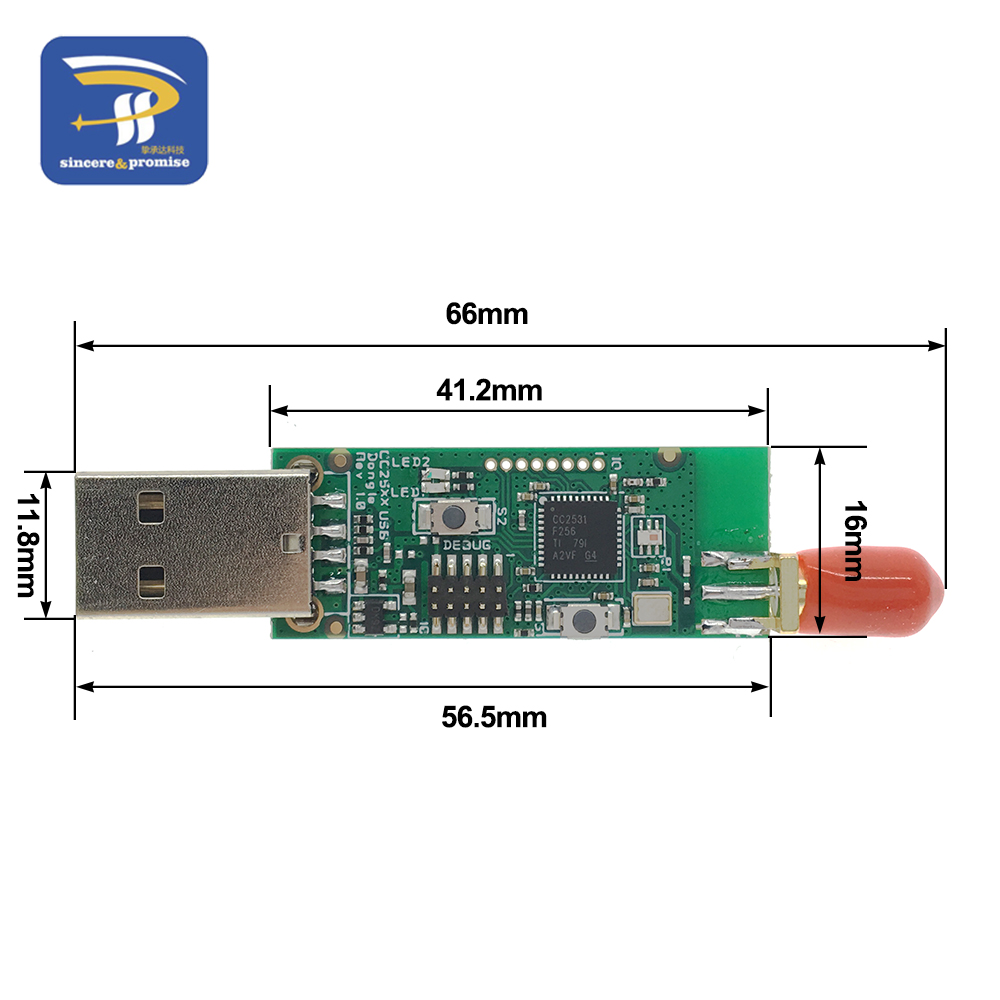 Sniffer placa nua módulo anali - Zigbee Cc2531 avaliação e preço