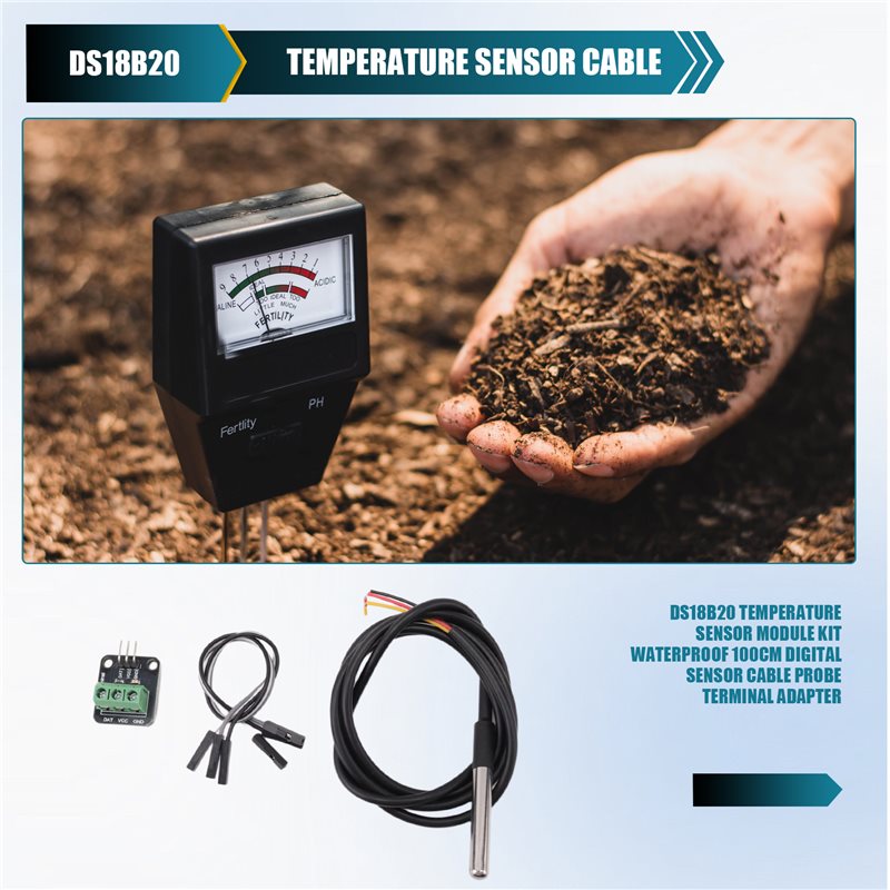 [A93Z!] Kit de módulo de senso - Ds18B20 avaliação e preço