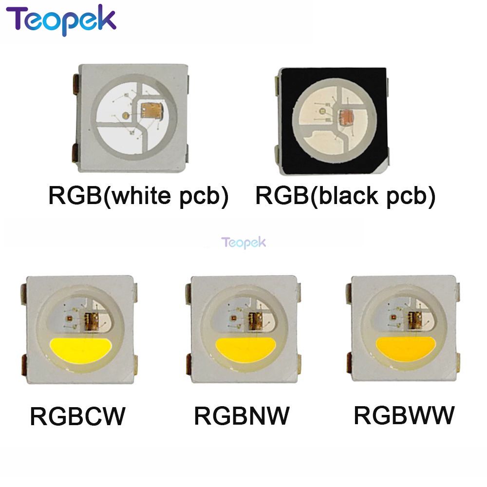 50-1000 peças WS2812B RGB LED  - Ws2812B Strip 5V avaliação e preço