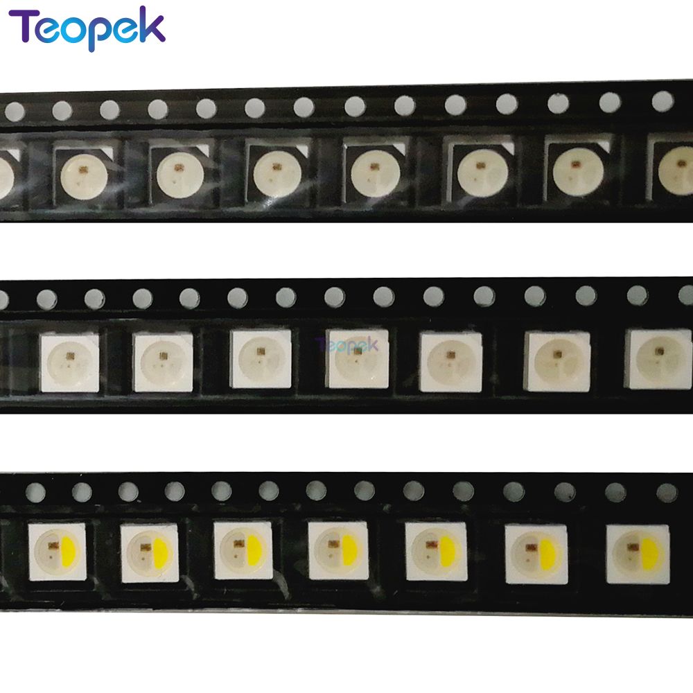 50-1000 peças WS2812B RGB LED  - Ws2812B Strip 5V avaliação e preço