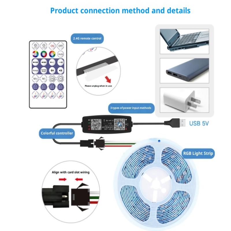 Ws2812b controlador de led de  - Ws2812B Strip 5V avaliação e preço