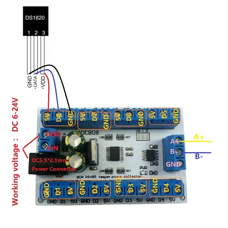 ELETECHSUP-Sensor De Controle  - Ds18B20 avaliação e preço