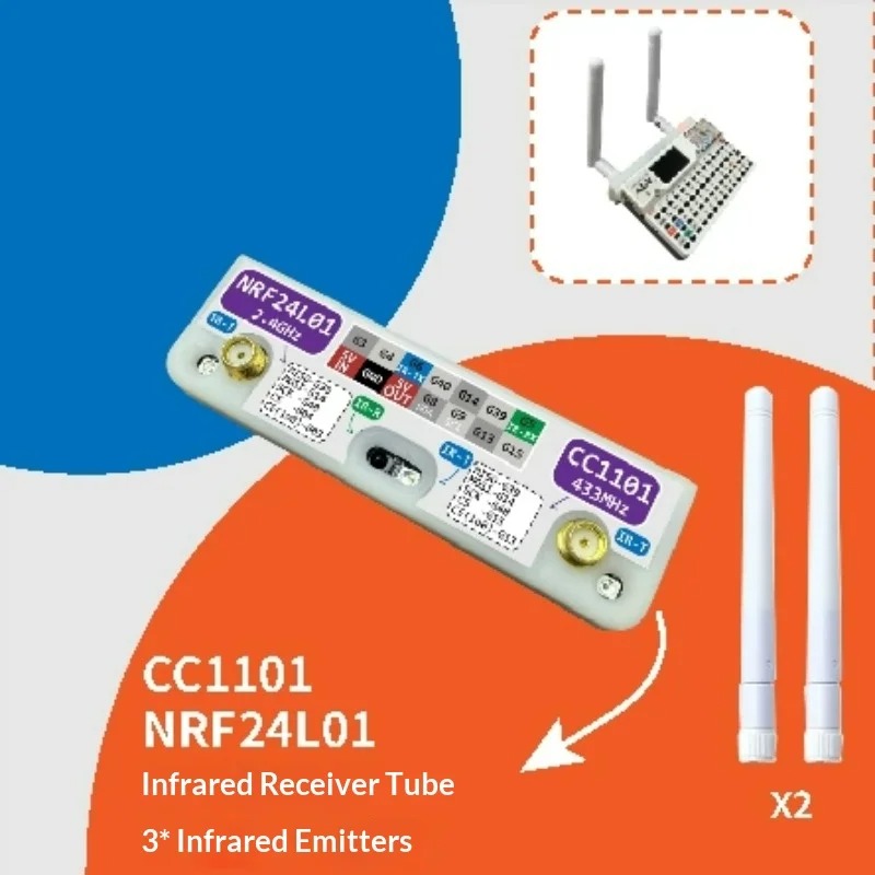 Módulo RF 3 em 1 M5Stack CardP - Nrf24L01 avaliação e preço