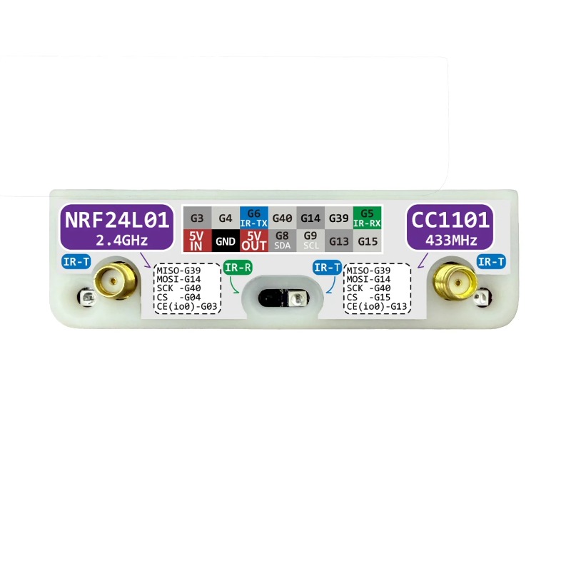Módulo RF 3 em 1 M5Stack CardP - Nrf24L01 avaliação e preço