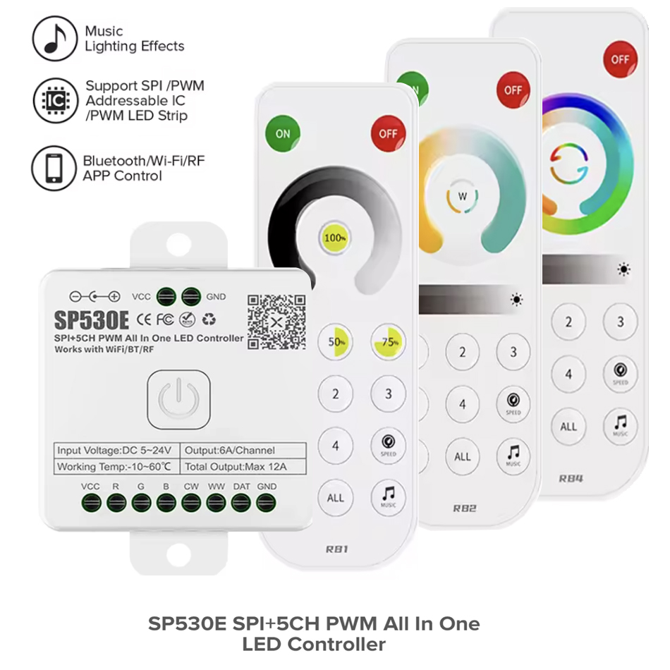 Controlador LED SP530E All In  - Ws2812B Strip 5V avaliação e preço