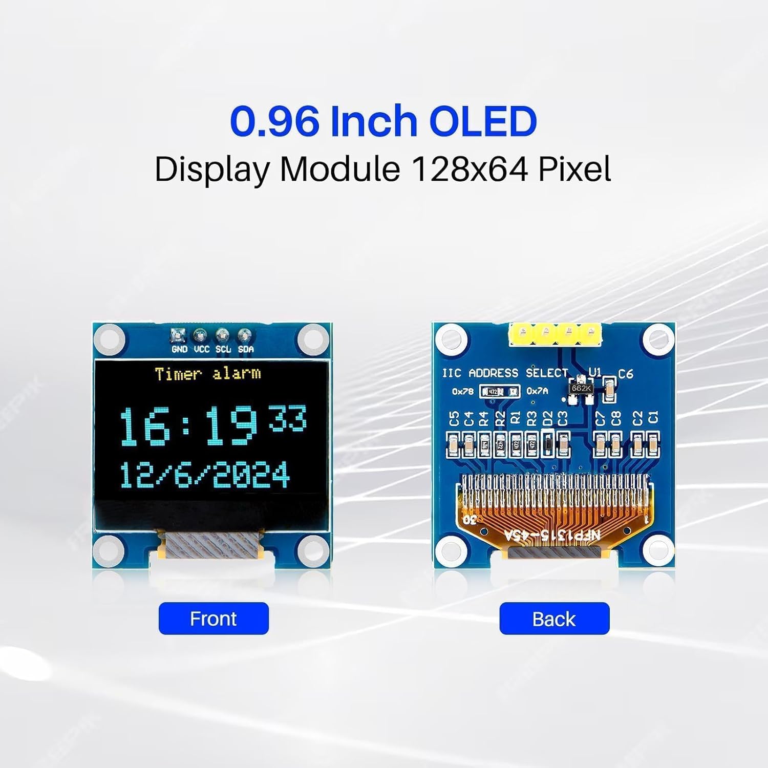 Módulo de tela OLED de 0,96 po - Ssd1306 avaliação e preço
