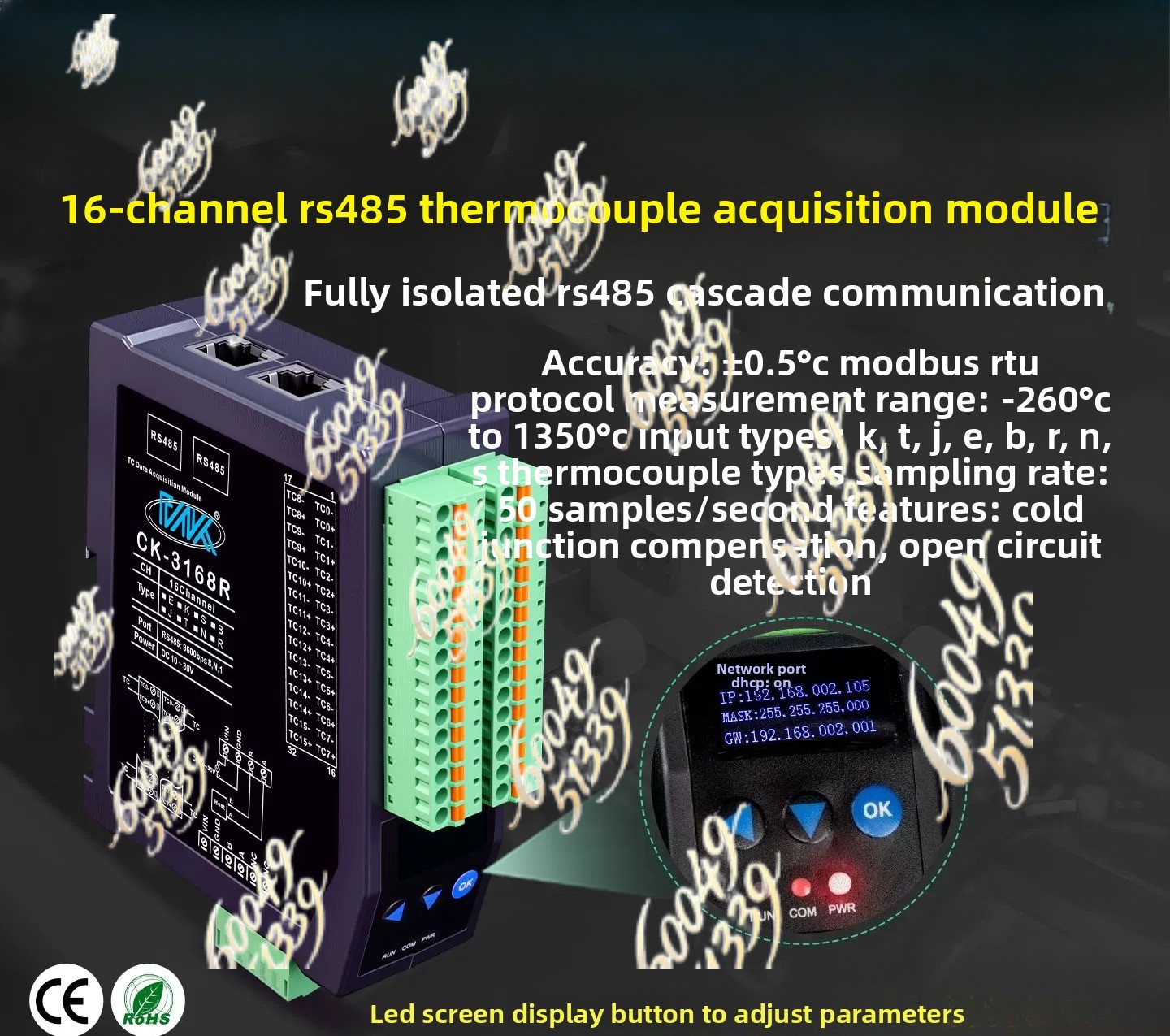 Módulo de Temperatura Termorre - Thermocouple Module K Type avaliação e preço