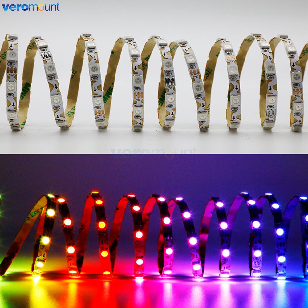 6mm estreito com pcb s forma f - Ws2812B Strip 5V avaliação e preço