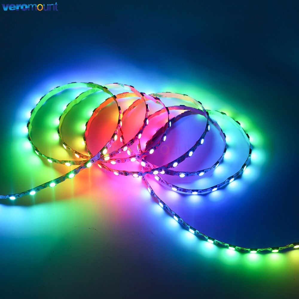 6mm estreito com pcb s forma f - Ws2812B Strip 5V avaliação e preço