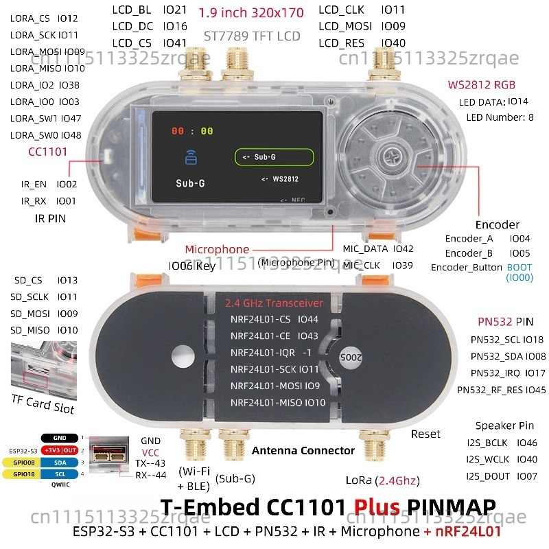 Placa de Desenvolvimento T-Emb - Nrf24L01 avaliação e preço