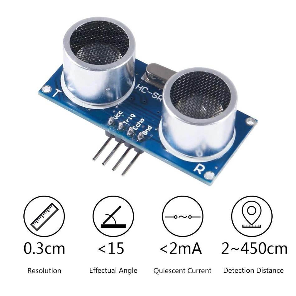5 módulos ultrassônicos, senso - Ultrasonic Sensor Hc-Sr04 avaliação e preço