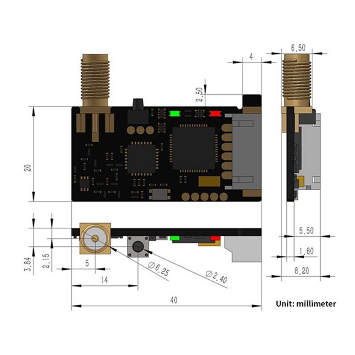 ☶ ❈ ＊ ♥ Módulo Sem Fio Lora AC - Lora Sx1278 avaliação e preço