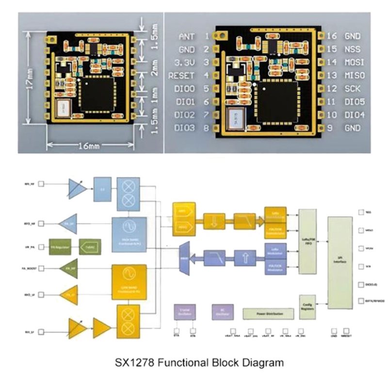 Módulo de transmissão de inter - Lora Sx1278 avaliação e preço