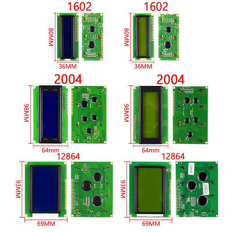 Módulo lcd tela verde azul par - Lcd 1602 avaliação e preço