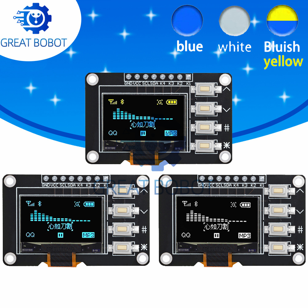 1 ~ 2pcs 0,96 polegadas OLED I - Ssd1306 avaliação e preço