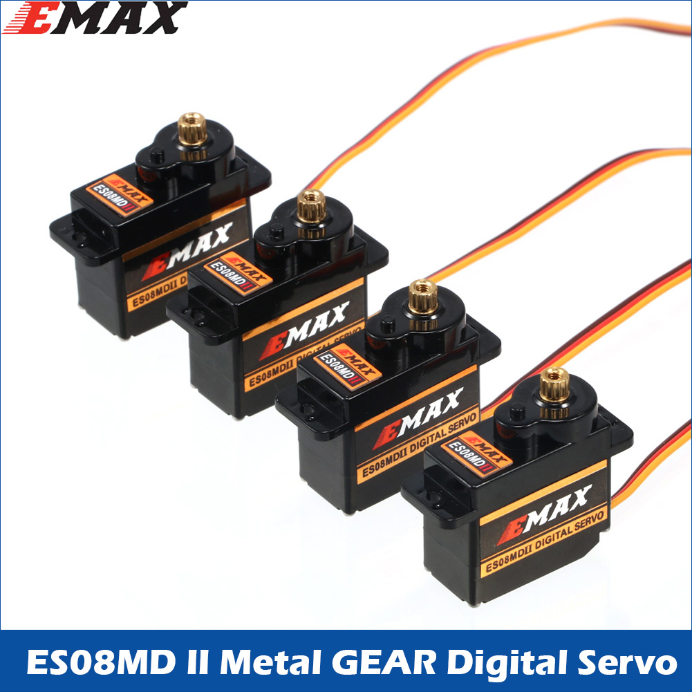 2/4/10pcs EMAX ES08MD II Servo - Servo Sg90 avaliação e preço
