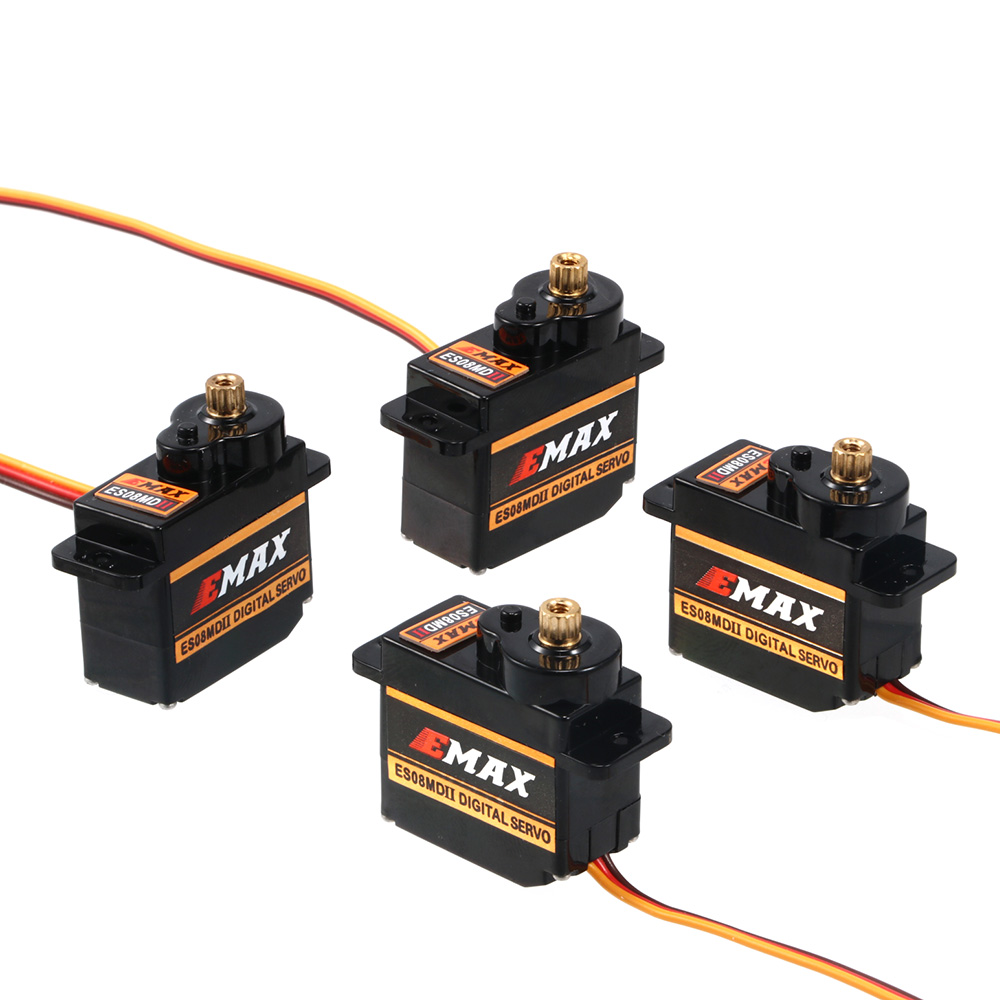 2/4/10pcs EMAX ES08MD II Servo - Servo Sg90 avaliação e preço
