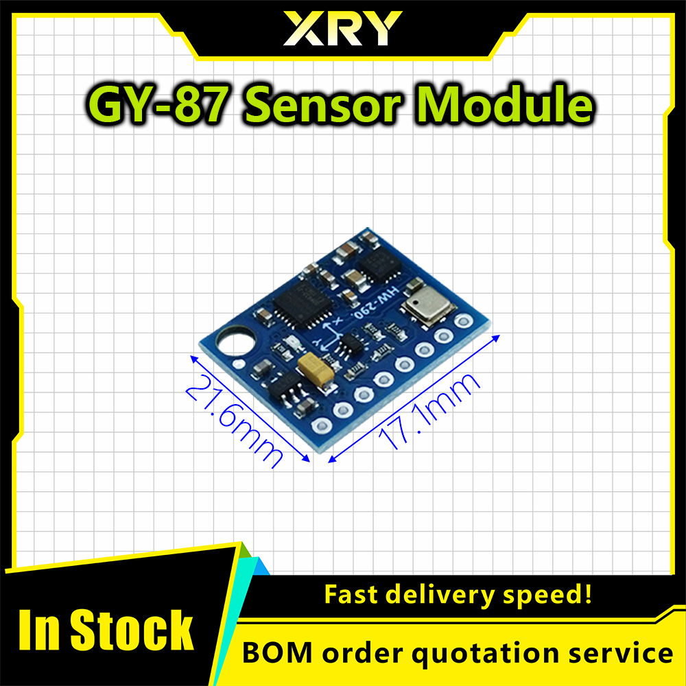 Módulo de sensor XRY GY-87 10D - Mpu6050 avaliação e preço