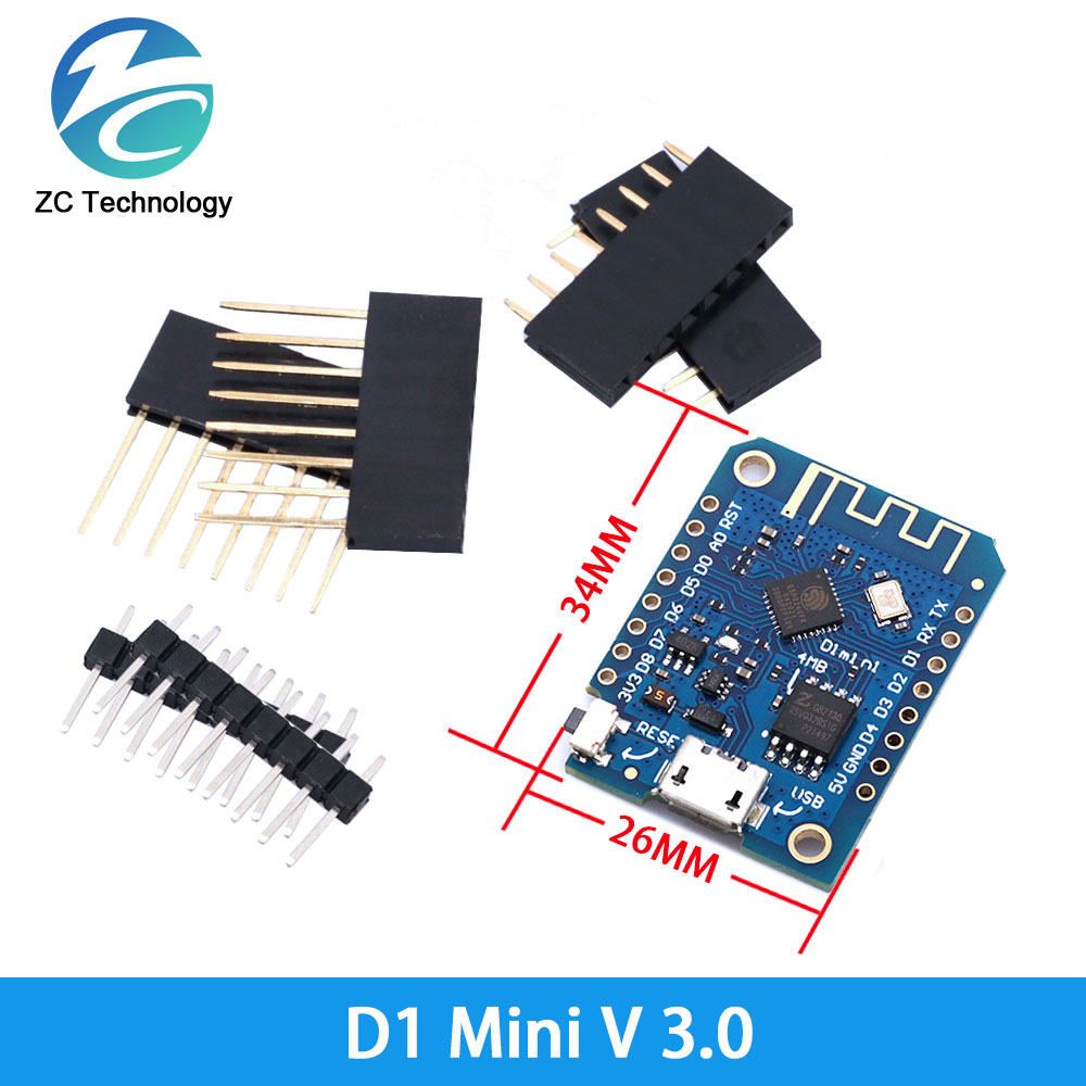 D1 mini esp8266 ESP-12F ch340g - Dht22 avaliação e preço