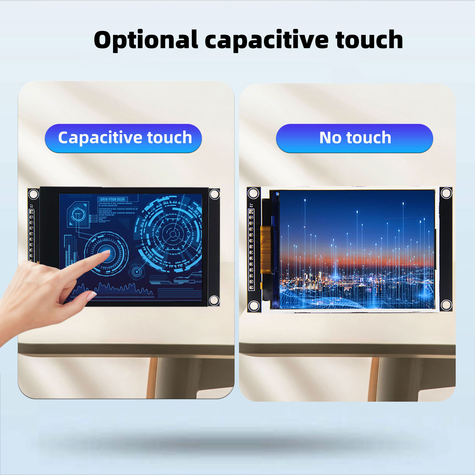 Colorido IPS capacitivo Touch  - Ili9341 avaliação e preço