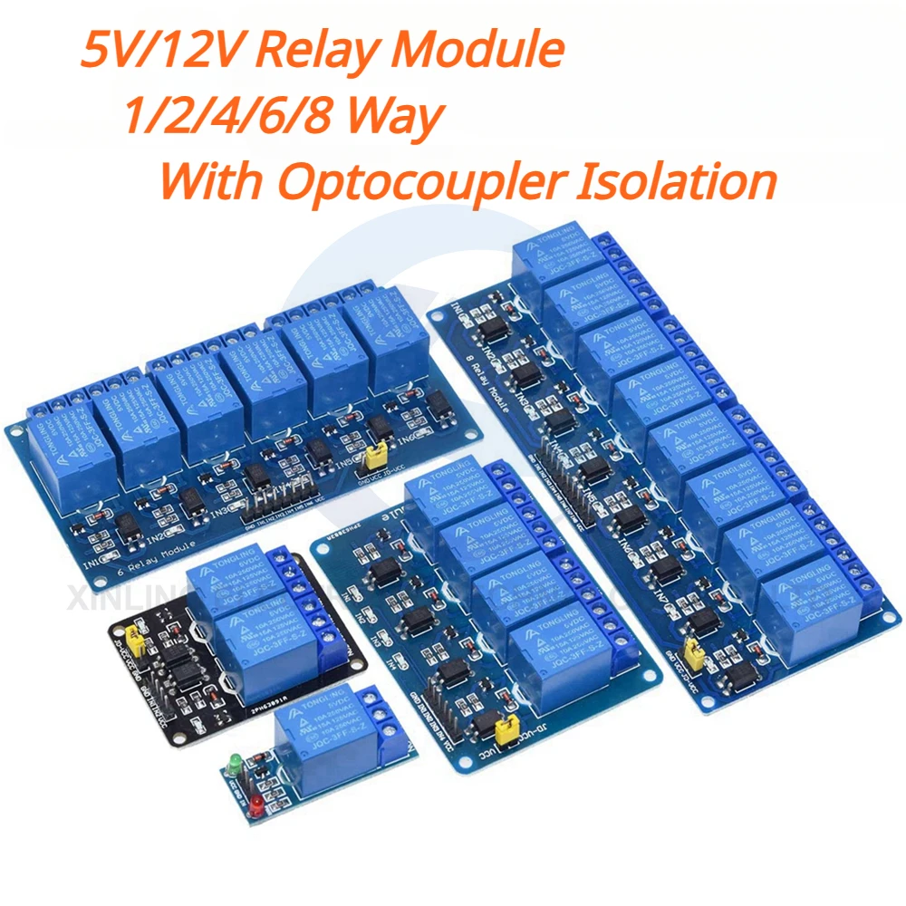Módulo de Relé de 1/2/4/6/8 Ca - Relay Module 1 Channel avaliação e preço
