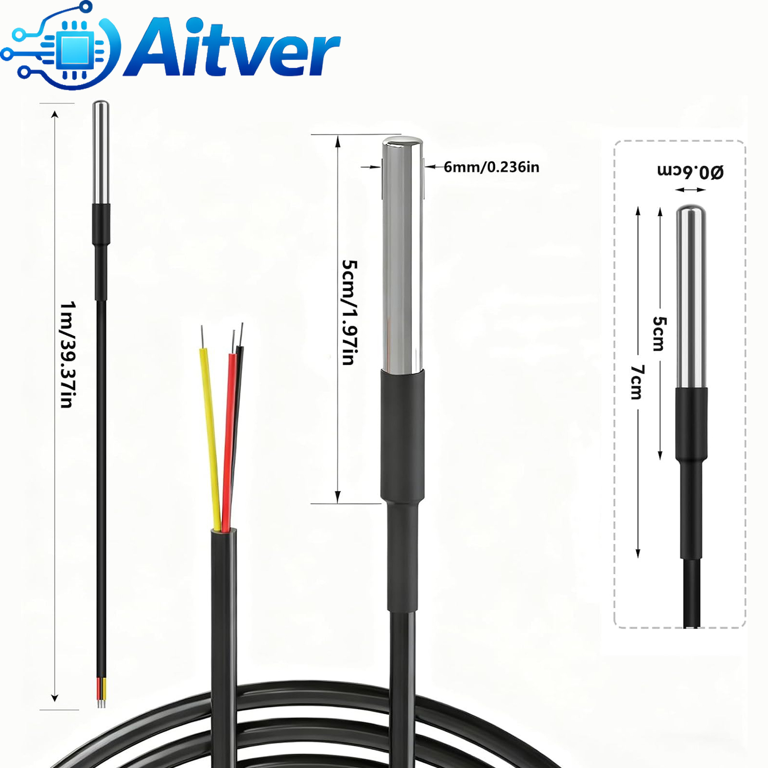 Sonda sensor de temperatura à  - Ds18B20 avaliação e preço