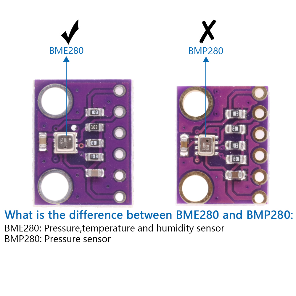 3 em 1 BME280 3.3V BMP280 5V S - Bme280 avaliação e preço