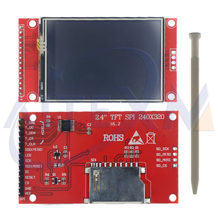 Display serial spi com toque 1 - Ili9341 avaliação e preço
